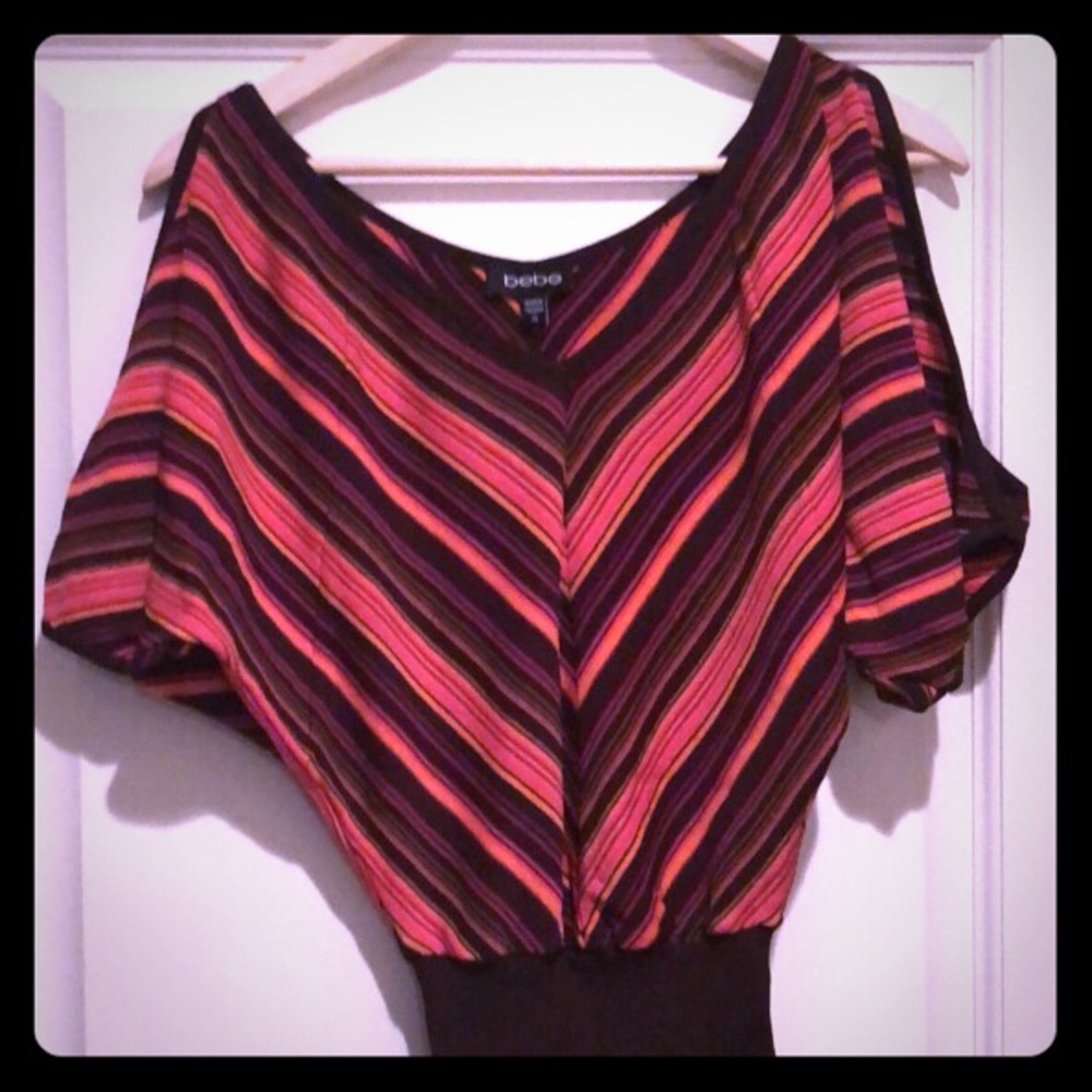Women’s Sz.xs BEBE COLD SHOULDER TOP.